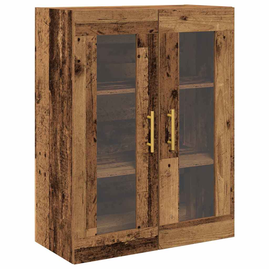vidaXL Buffet haut avec tiroirs 2 pcs Bois de récupération Bois d'ingénierie