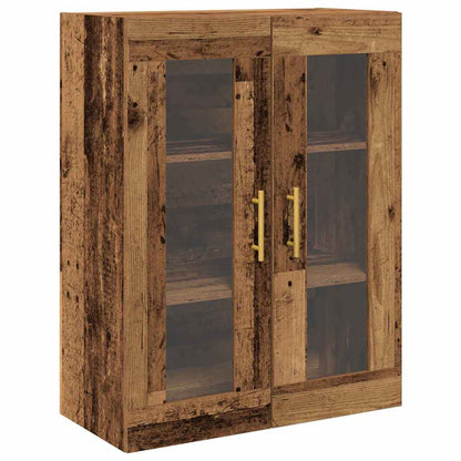vidaXL Buffet haut avec tiroirs 2 pcs Bois de récupération Bois d'ingénierie