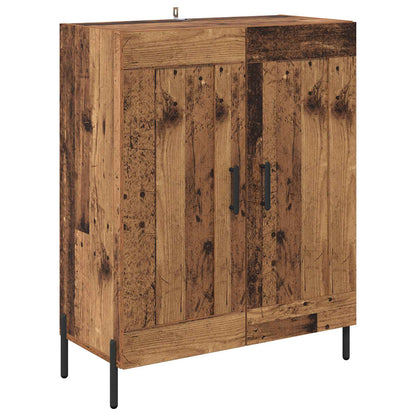 vidaXL Meuble haut en bois de récupération 69,5 x 32,5 x 180 cm, bois d'ingénierie