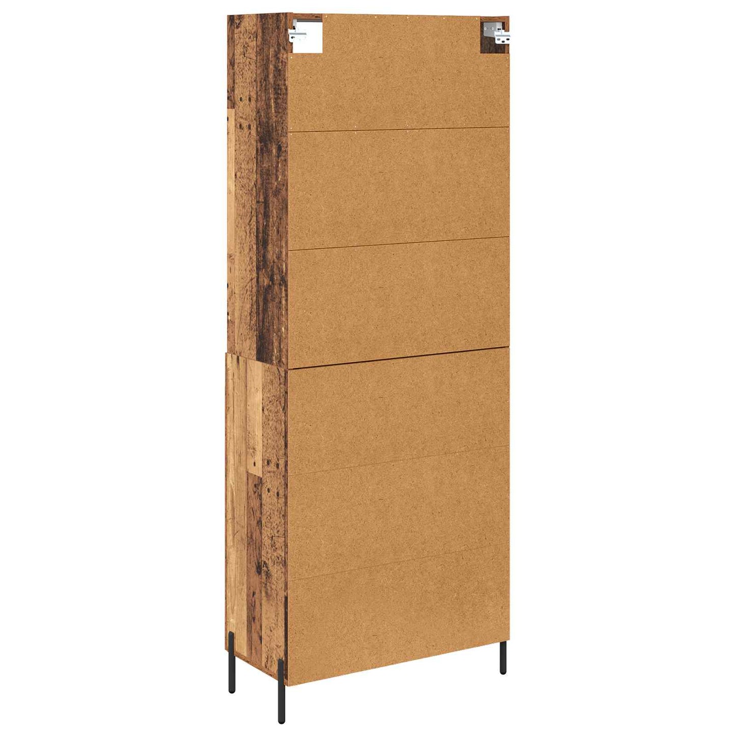 vidaXL Meuble haut en bois de récupération 69,5 x 32,5 x 180 cm, bois d'ingénierie