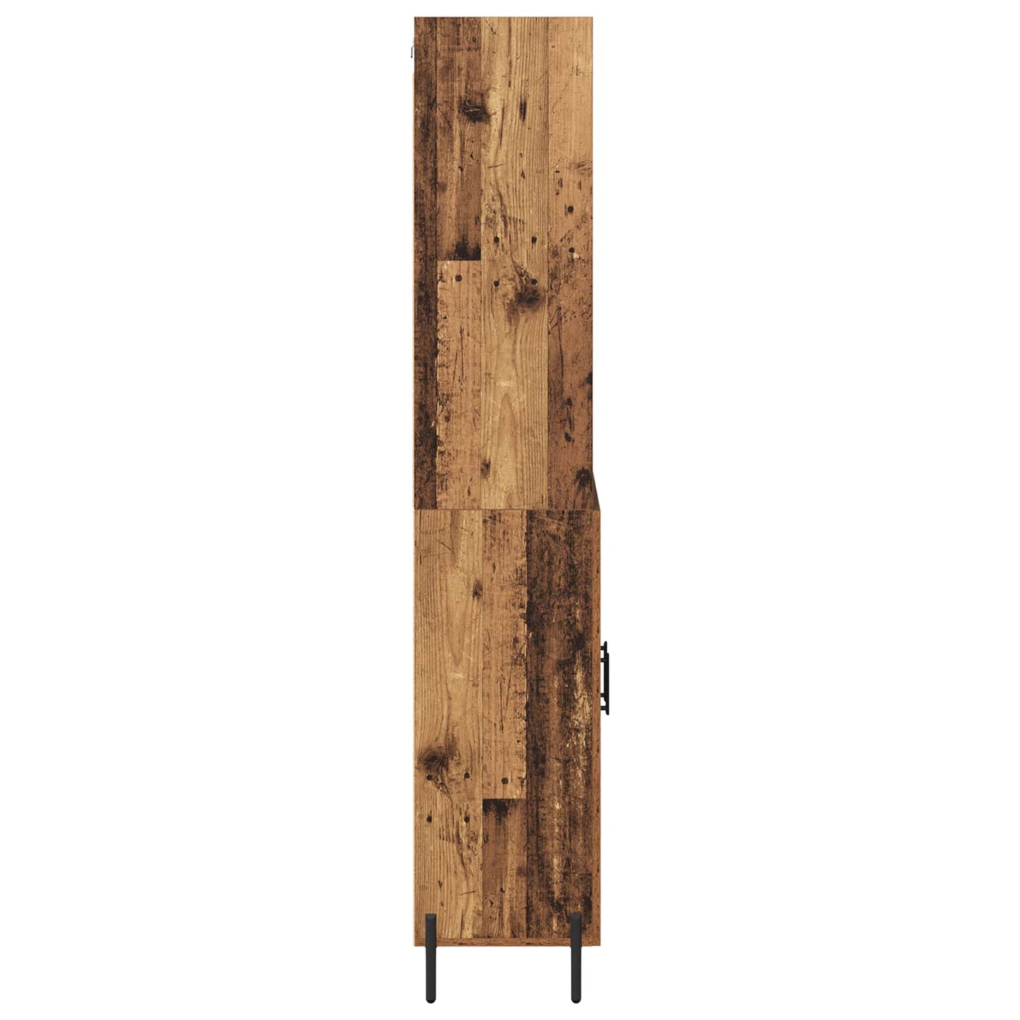vidaXL Meuble haut en bois de récupération 69,5 x 32,5 x 180 cm, bois d'ingénierie