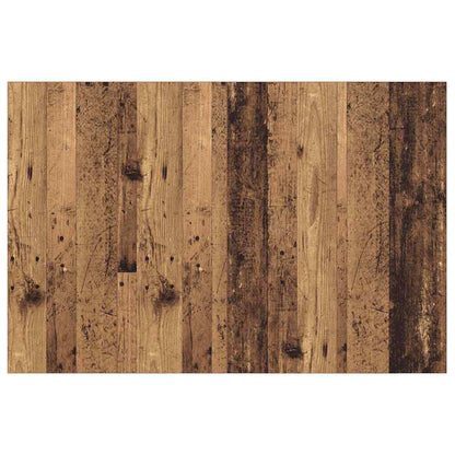 vidaXL Kopfteil mit Schrank mit Schubladen 3 pcs Altholz Holzwerkstoff