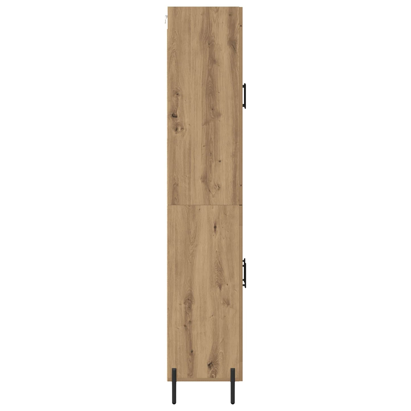 vidaXL Highboard 2 pcs Artisan-Eiche Holzwerkstoff