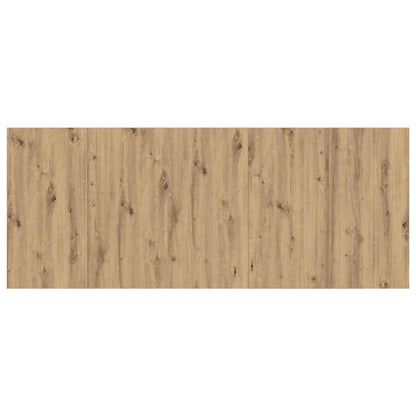 vidaXL Kopfteil mit Schrank 3 pcs Artisan-Eiche Holzwerkstoff