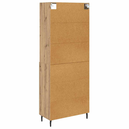 Highboard mit Schubladen Artisan-Eiche 69,5 x 34 x 180 cm