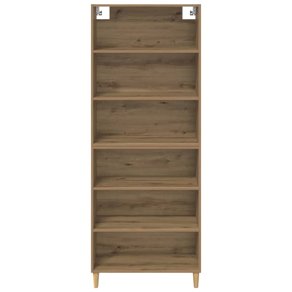 vidaXL Highboard Artisan-Eiche 69,5 x 32,5 x 180 cm Holzwerkstoff