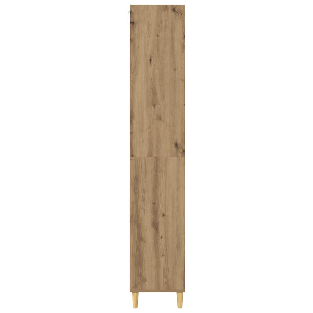 vidaXL Highboard Artisan-Eiche 69,5 x 32,5 x 180 cm Holzwerkstoff
