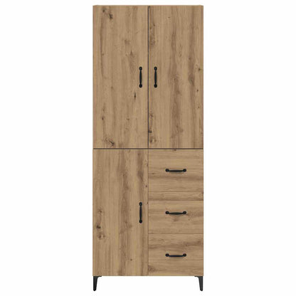 Highboard Artisan-Eiche 69,5 x 34 x 180 cm Holzwerkstoff