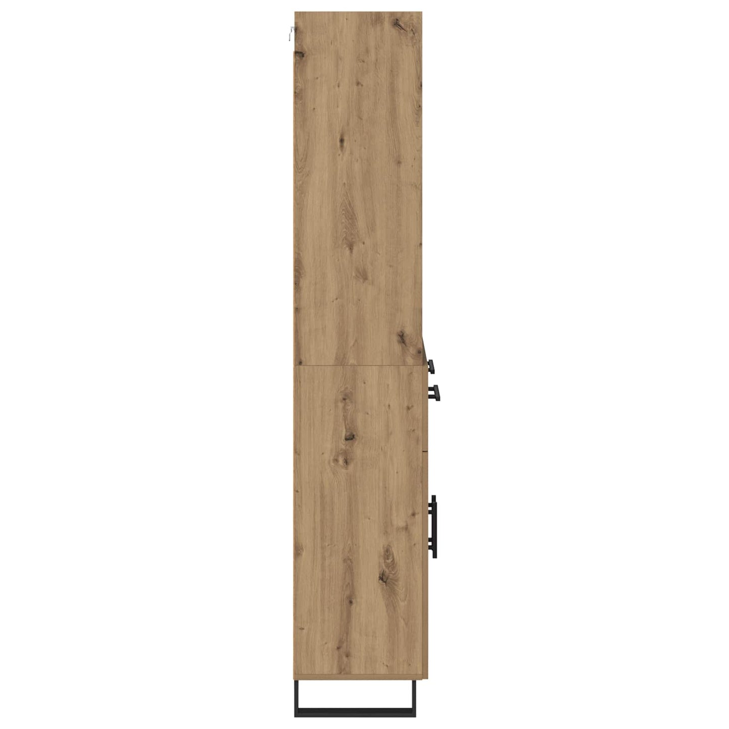 vidaXL Highboard Artisan-Eiche 69,5 x 34 x 180 cm Holzwerkstoff