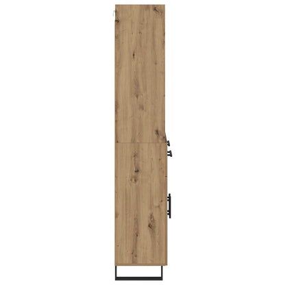 vidaXL Highboard Artisan-Eiche 69,5 x 34 x 180 cm Holzwerkstoff