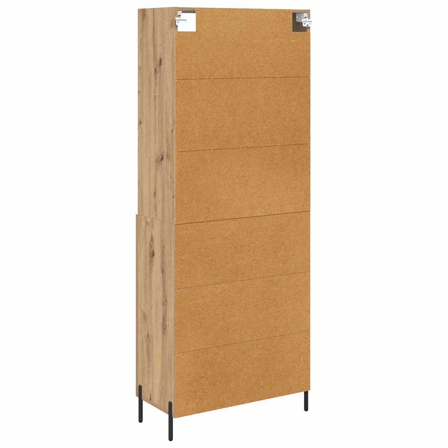 vidaXL Highboard Artisan-Eiche 69,5 x 32,5 x 180 cm Holzwerkstoff