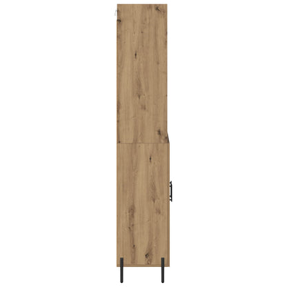 vidaXL Highboard Artisan-Eiche 69,5 x 32,5 x 180 cm Holzwerkstoff