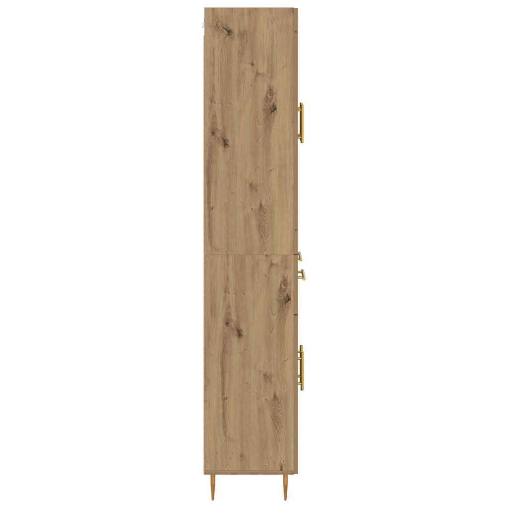 Highboard Artisan-Eiche 69,5 x 34 x 180 cm Holzwerkstoff