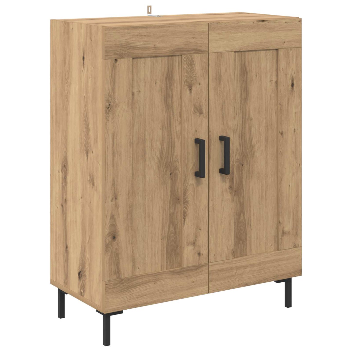 vidaXL Highboard Artisan-Eiche 69,5 x 34 x 180 cm Holzwerkstoff