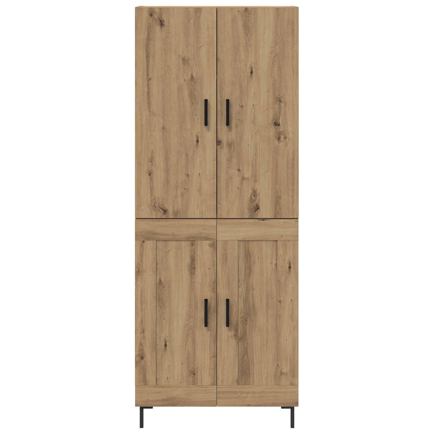 vidaXL Highboard Artisan-Eiche 69,5 x 34 x 180 cm Holzwerkstoff