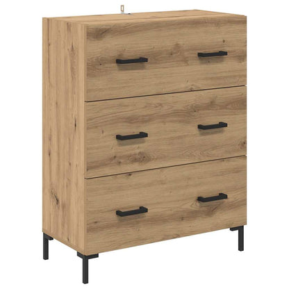 Highboard Artisan-Eiche 69,5 x 34 x 180 cm Holzwerkstoff