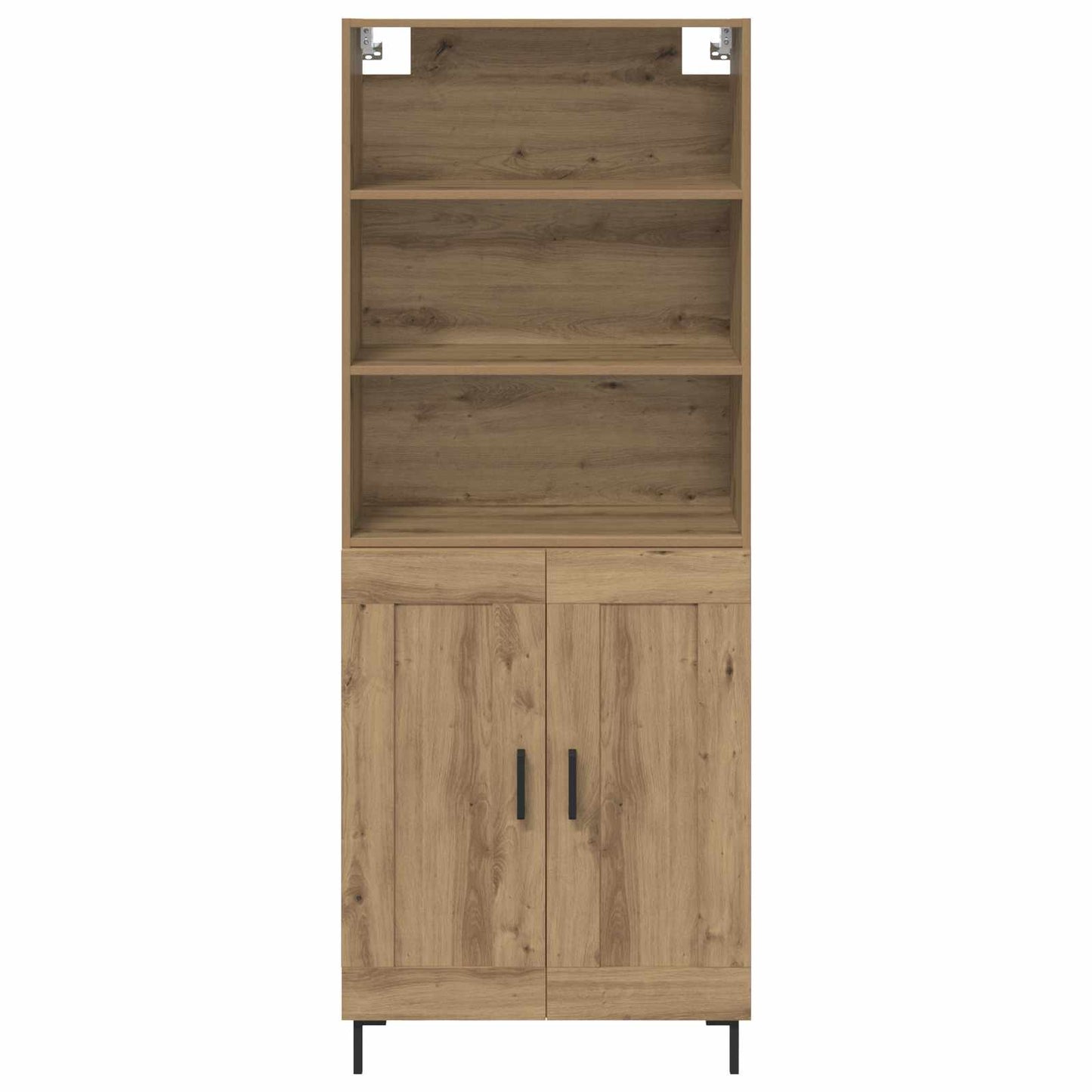 vidaXL Highboard Artisan-Eiche 69,5 x 34 x 180 cm Holzwerkstoff
