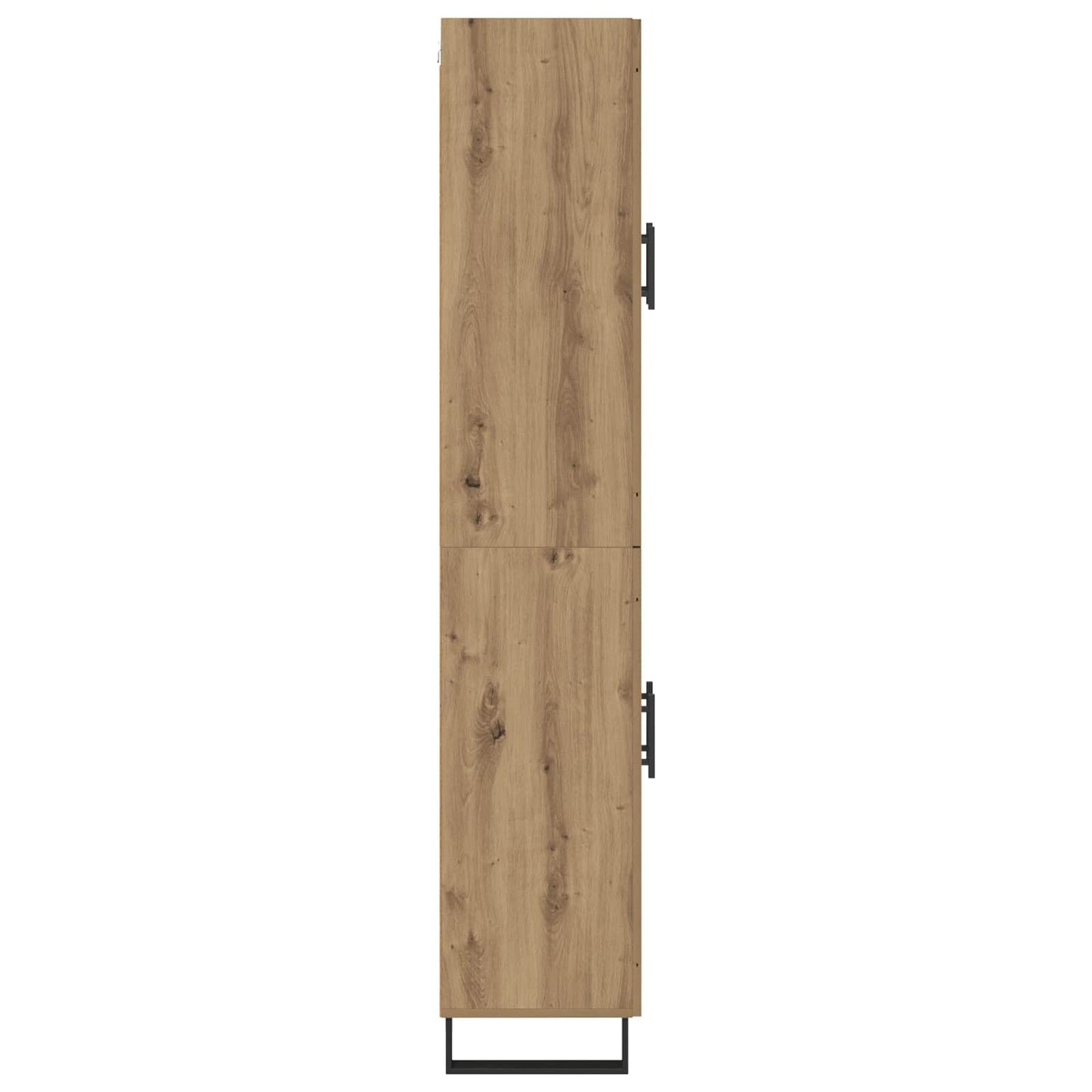 vidaXL Highboard 2 pcs Artisan-Eiche Holzwerkstoff