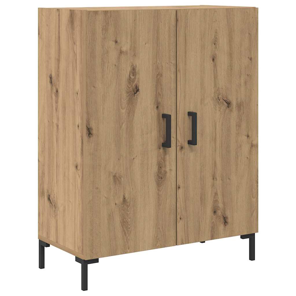 vidaXL Highboard 2 pcs Artisan-Eiche Holzwerkstoff