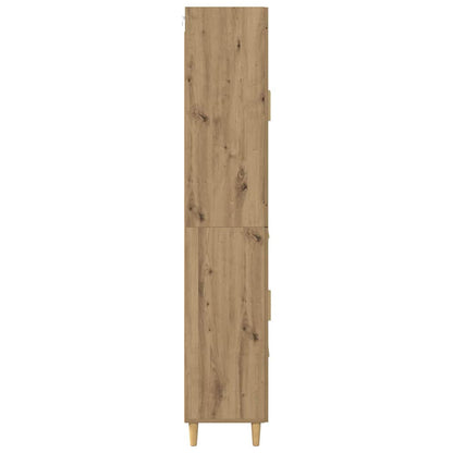 Highboard Artisan-Eiche 69,5 x 34 x 180 cm Holzwerkstoff