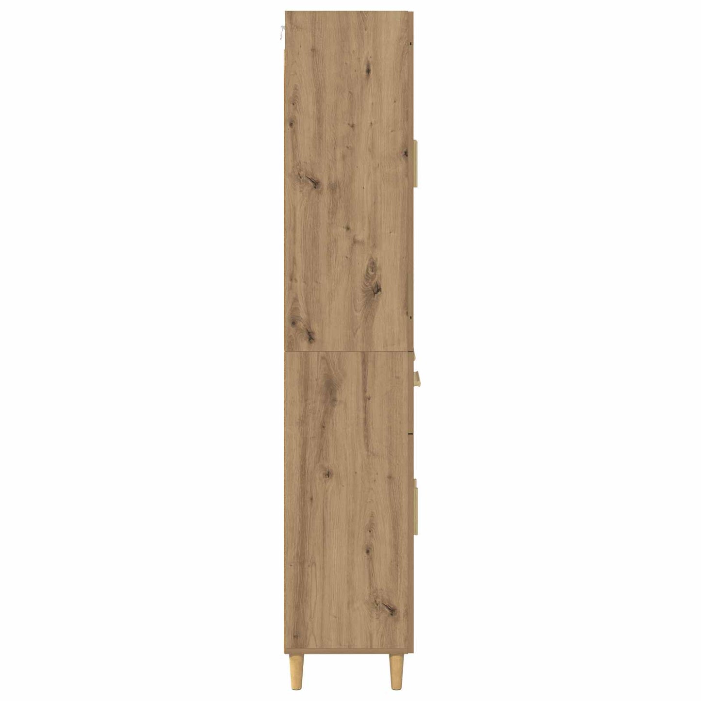 vidaXL Buffet haut chêne artisan 69,5 x 34 x 180 cm bois d'ingénierie