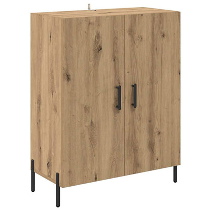 vidaXL Buffet haut 2 pcs Chêne artisan Bois d'ingénierie