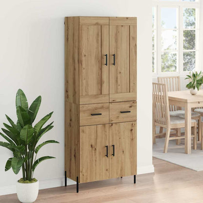 vidaXL Vaisselier avec tiroirs 2 pcs Chêne artisanel Bois d'ingénierie