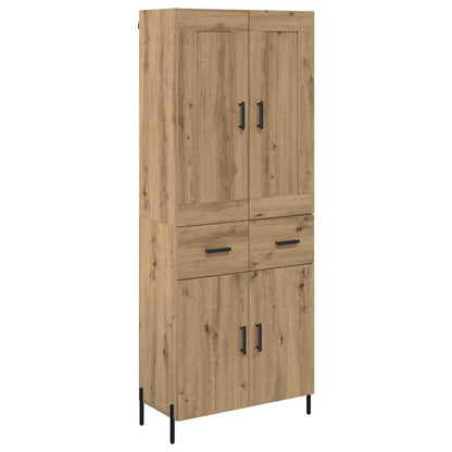 vidaXL Vaisselier avec tiroirs 2 pcs Chêne artisanel Bois d'ingénierie