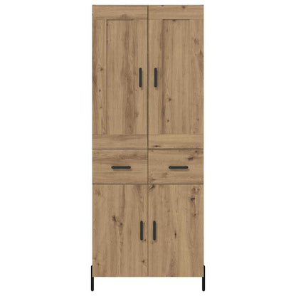 vidaXL Vaisselier avec tiroirs 2 pcs Chêne artisanel Bois d'ingénierie