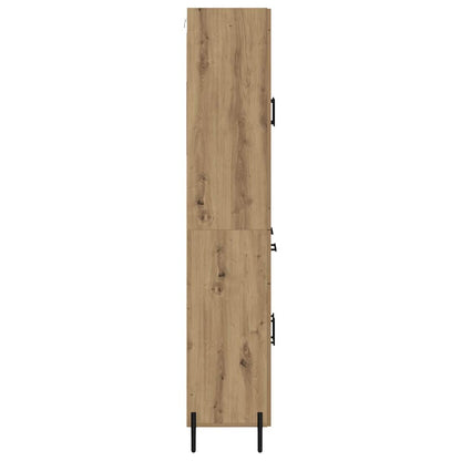 vidaXL Vaisselier avec tiroirs 2 pcs Chêne artisanel Bois d'ingénierie