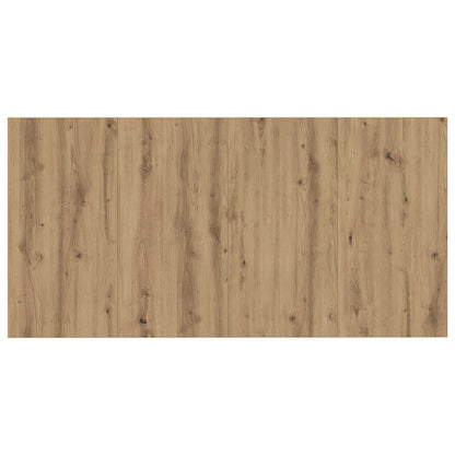 vidaXL Kopfteil mit Schrank 3 pcs Artisan-Eiche Holzwerkstoff