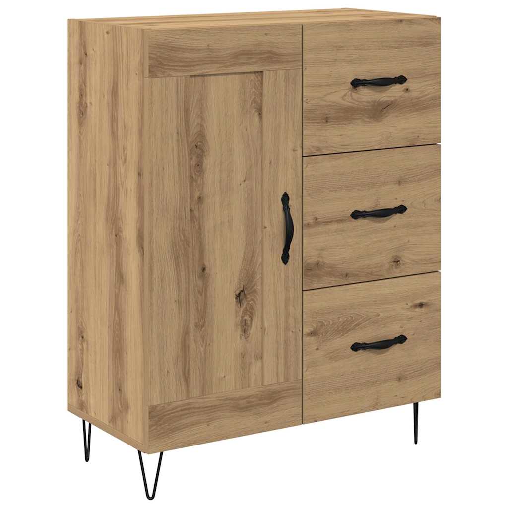 Highboard Artisan-Eiche 69,5 x 34 x 180 cm Holzwerkstoff