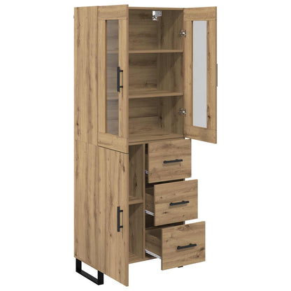 vidaXL Bahut à tiroirs 2 pcs Chêne artisanal Bois d'ingénierie