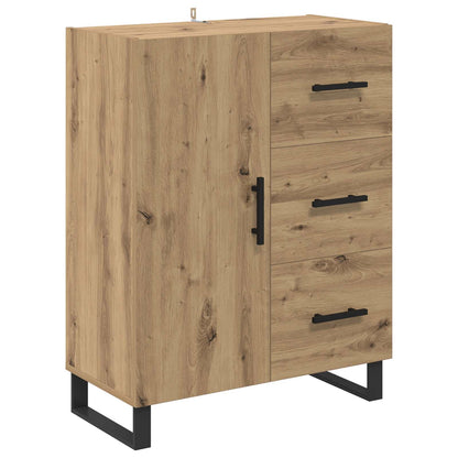 vidaXL Bahut à tiroirs 2 pcs Chêne artisanal Bois d'ingénierie