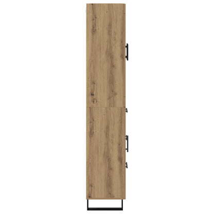 vidaXL Bahut à tiroirs 2 pcs Chêne artisanal Bois d'ingénierie