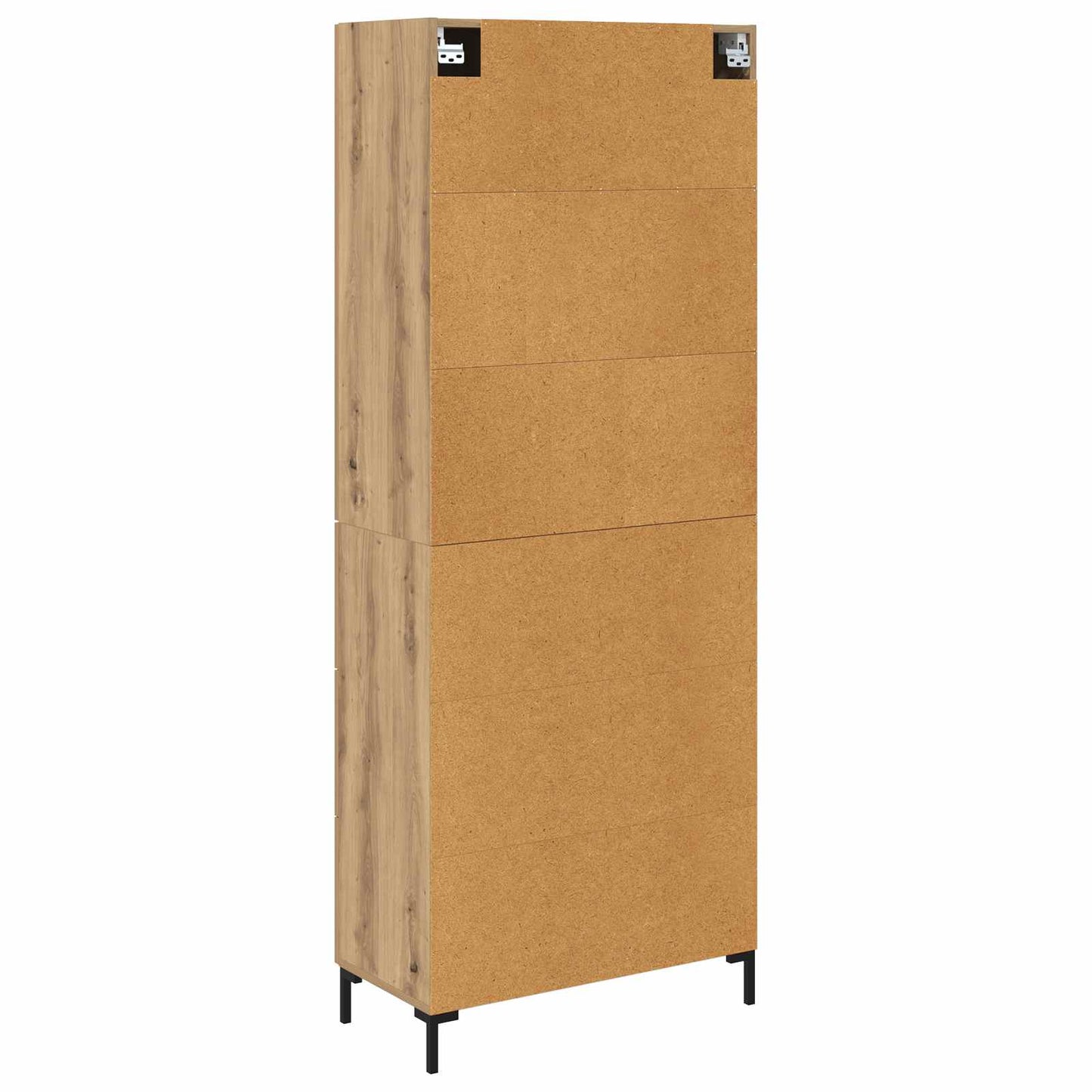 vidaXL Highboard Artisan-Eiche 69,5 x 34 x 180 cm Holzwerkstoff