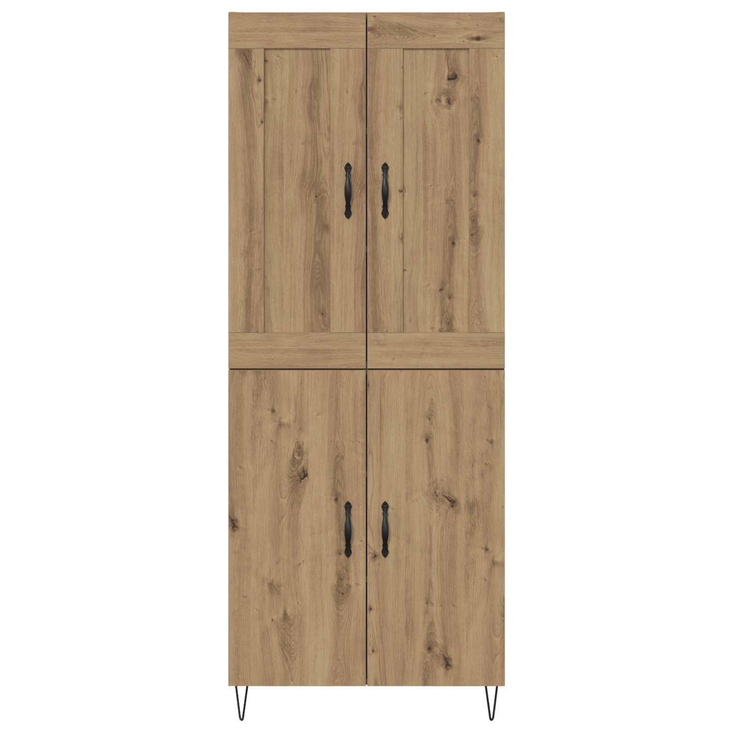 vidaXL Highboard Artisan-Eiche 69,5 x 34 x 180 cm Holzwerkstoff