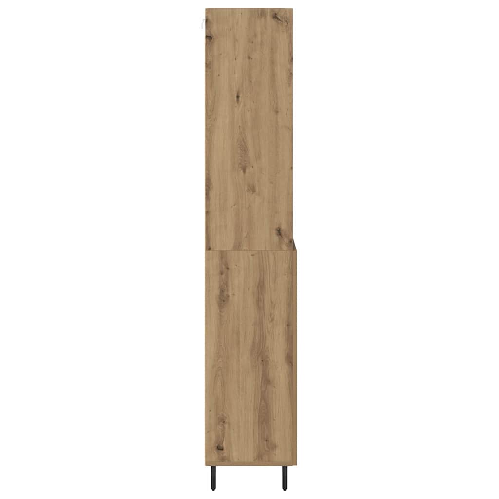 vidaXL Highboard mit Schubladen Artisan-Eiche 69,5 x 34 x 180 cm