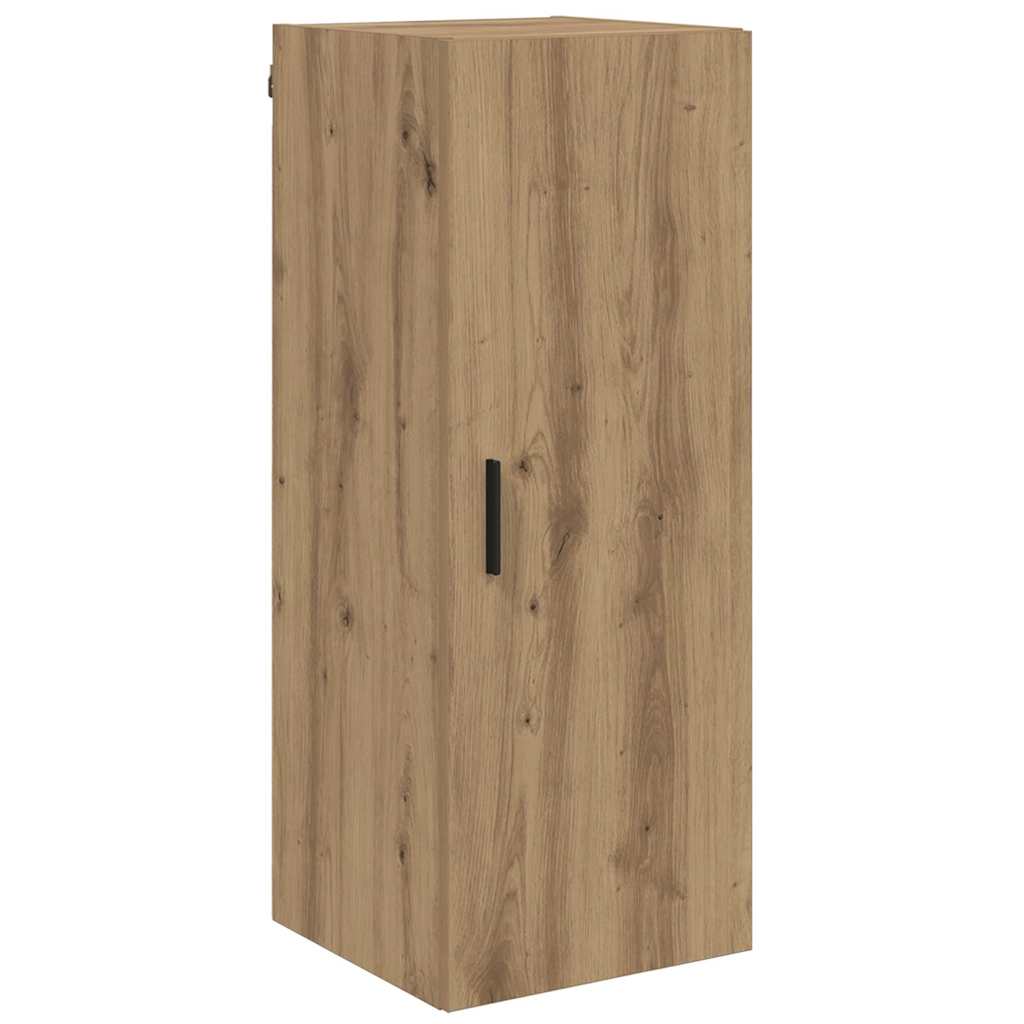 vidaXL Buffet haut chêne artisan 34,5 x 34 x 180 cm bois d'ingénierie