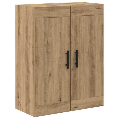 vidaXL Buffet haut chêne artisan 69,5 x 34 x 180 cm bois d'ingénierie