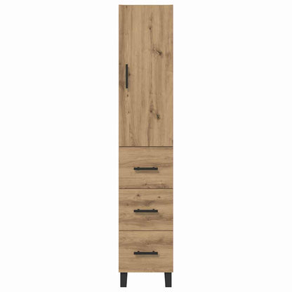 Highboard Artisan-Eiche 34,5 x 34 x 180 cm Holzwerkstoff