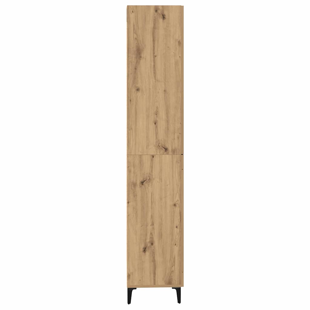 vidaXL Highboard Artisan-Eiche 69,5 x 34 x 180 cm Holzwerkstoff