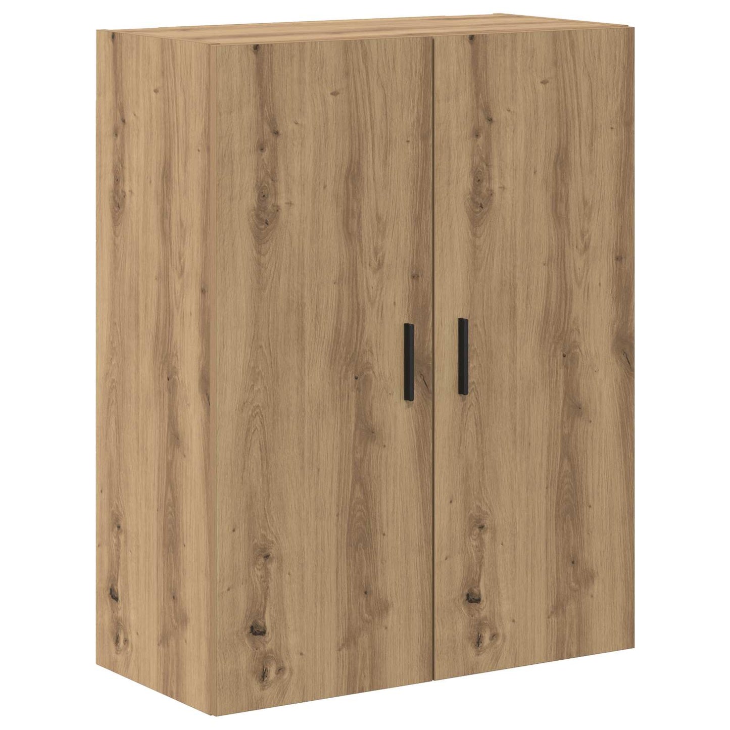 vidaXL Highboard 2 pcs Artisan-Eiche Engineered Wood und Glas