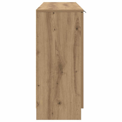vidaXL Sideboard mit Schubladen 3 pcs Artisan-Eiche Holzwerkstoff