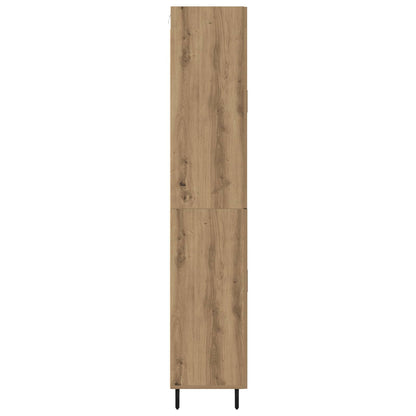 vidaXL Highboard mit Schubladen 2 pcs Artisan-Eiche Holzwerkstoff
