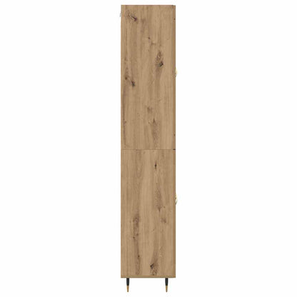vidaXL Highboard 2 pcs Artisan-Eiche Holzwerkstoff