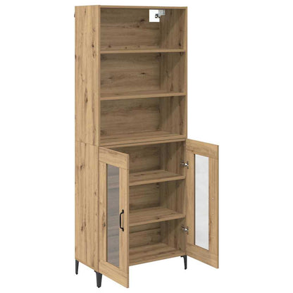 Highboard Artisan-Eiche 69,5 x 34 x 180 cm Holzwerkstoff