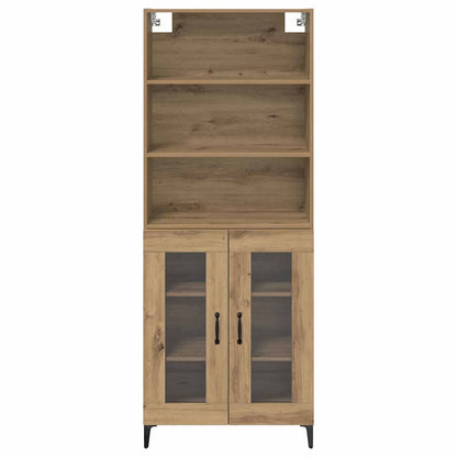 Highboard Artisan-Eiche 69,5 x 34 x 180 cm Holzwerkstoff