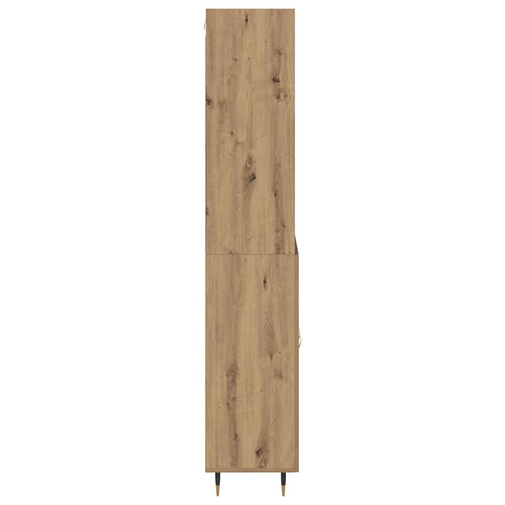 Highboard Artisan-Eiche 69,5 x 34 x 180 cm Holzwerkstoff