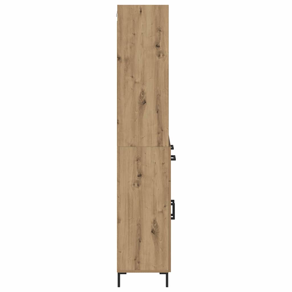Highboard Artisan-Eiche 69,5 x 34 x 180 cm Holzwerkstoff